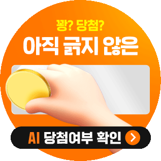 꽝?당첨? 긁지 않은 나라는 복권, ai 복권 당첨 여부 확인하기!